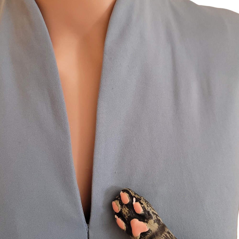 Vintage 60s Blue Pencil Dress Womens S First Lady Church Office Cocktail Middi V - Picture 6 of 16